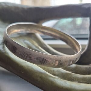 Silver Bangle Bracelet
